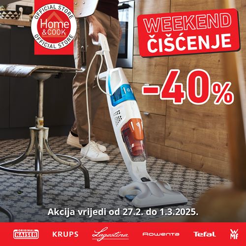 Weekend čišćenje - 40% popusta na Rowenta usisivače